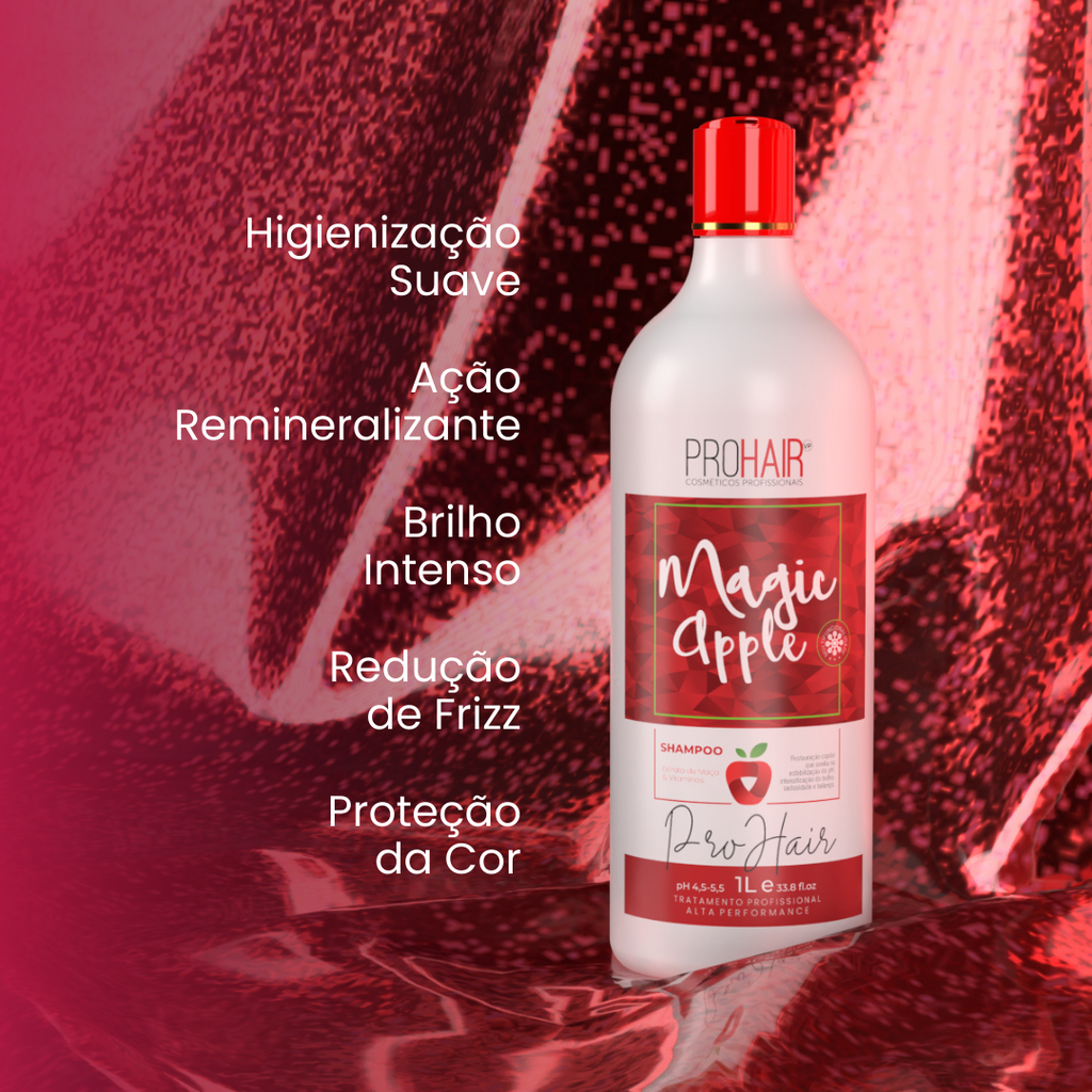 Shampoo Acidificante Magic Apple 1L 1L 3
