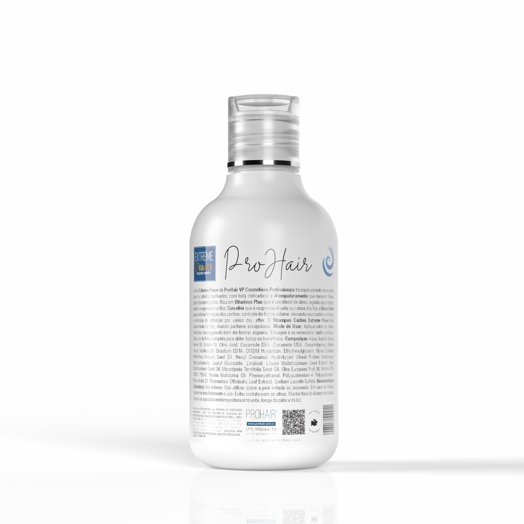 Shampoo Tratamento Para Cabelos Cacheados Extreme Power 300ml 300ml 2