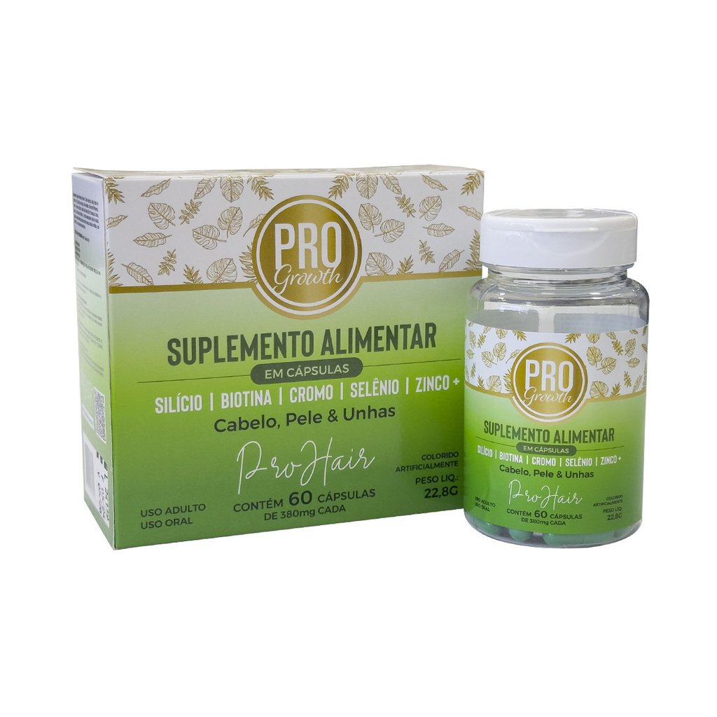 Polivitaminico e Minerais Pro Growth - 60 capsulas ÚNICO 2