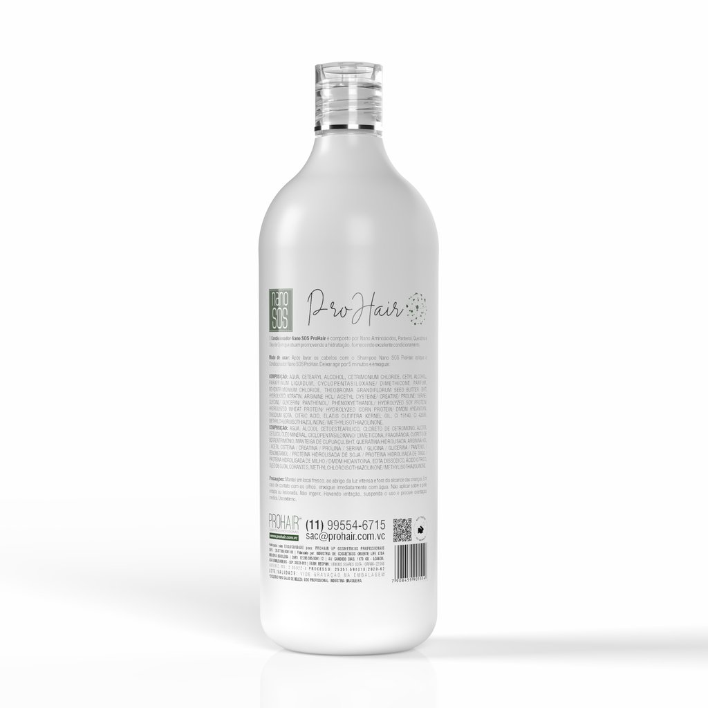 Condicionador Reconstrucao Neutralizadora Nano S.O.S 1L - Prohair 1L 2