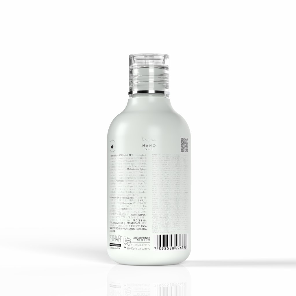 Shampoo Reconstrucao Neutralizadora Nano S.O.S 300ml - Prohair 300ml 2