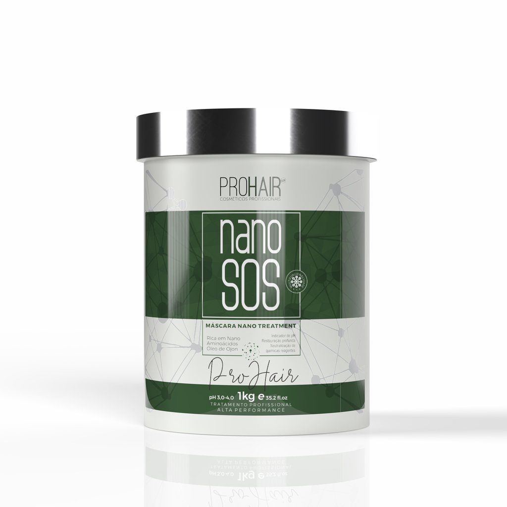 Mascara Reconstrucao Neutralizadora Nano S.O.S 1kg Prohair 1kg 1