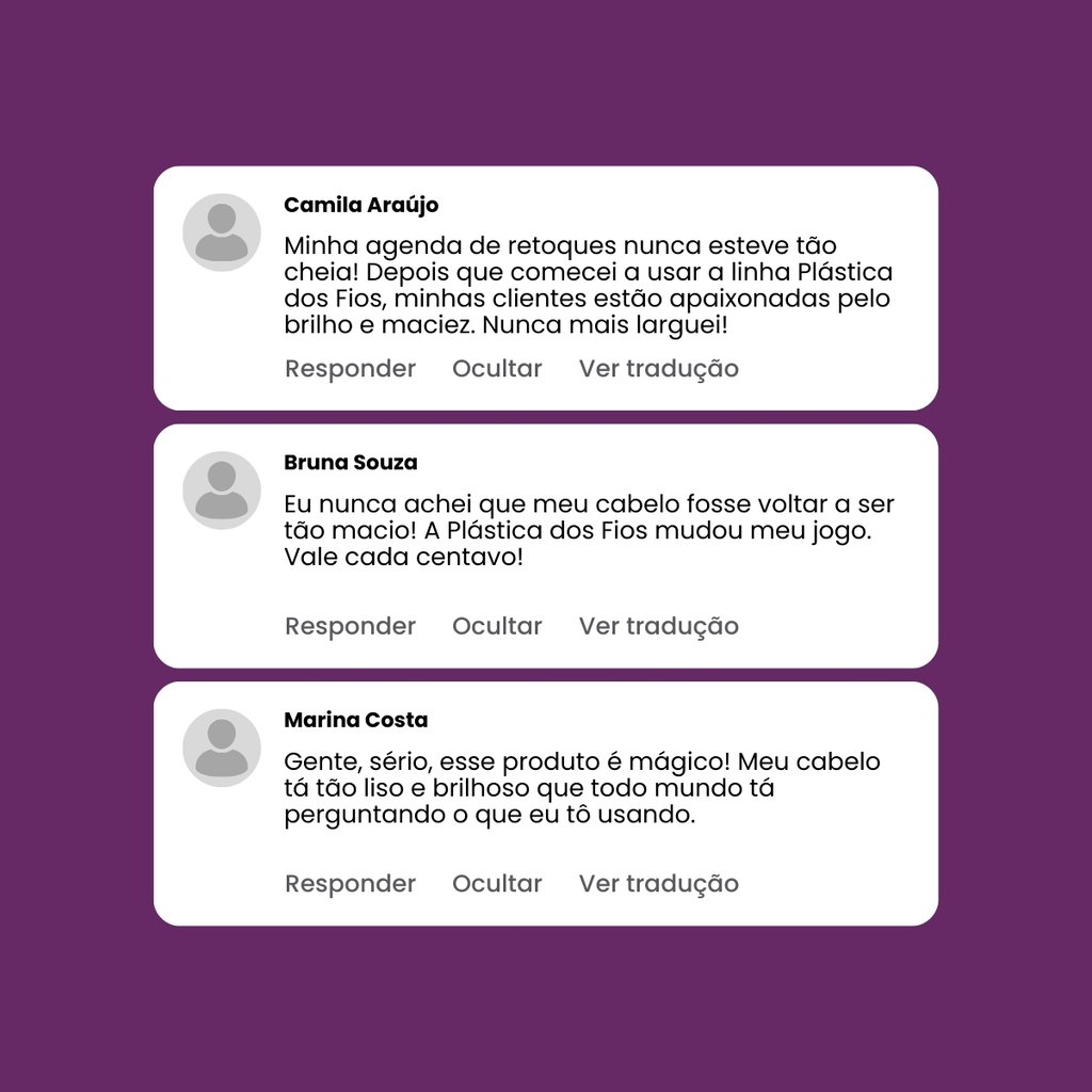 Mascara De Tratamento 300g Plastica Dos Fios - Prohair 300g 6