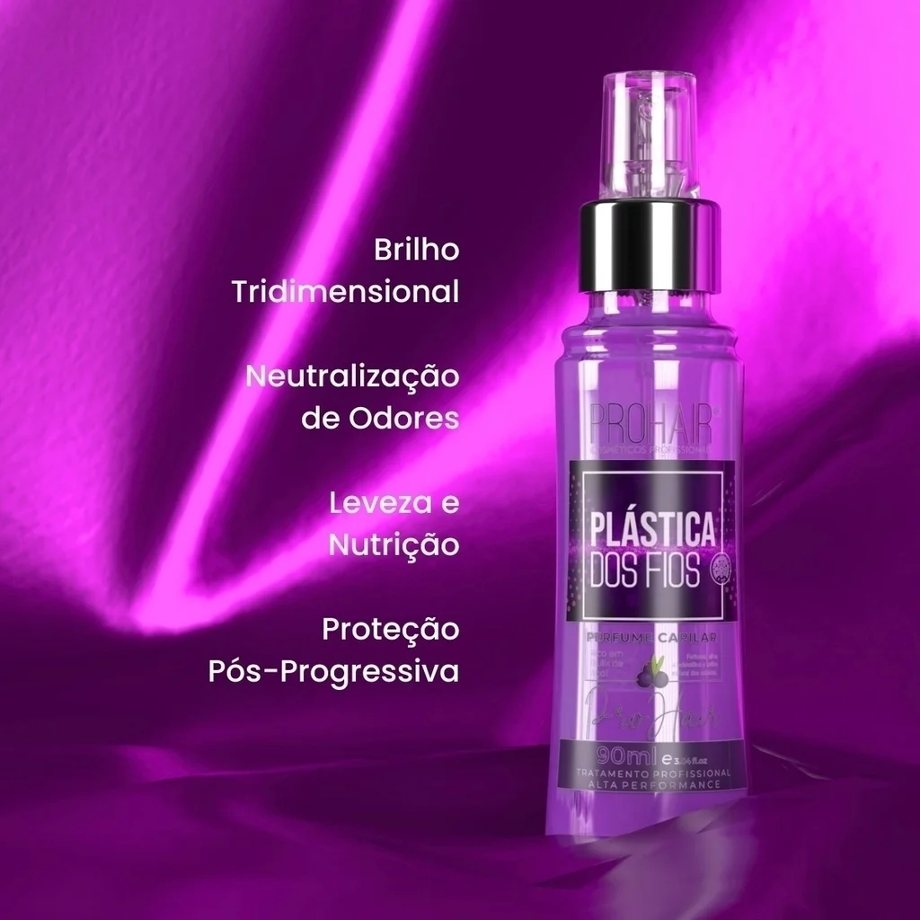 Perfume Capilar Plastica Dos Fios 90ml Prohair 90ml 3