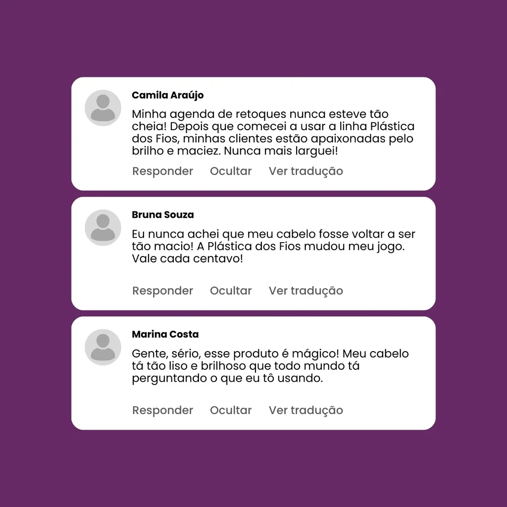 Perfume Capilar Plastica Dos Fios 90ml Prohair 90ml 6