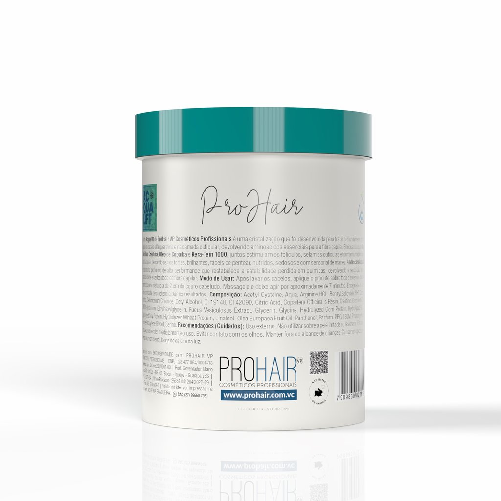 Mascara de Hidratacao Acqualift Blindagem Hidrica 1kg Prohair 1kg 2