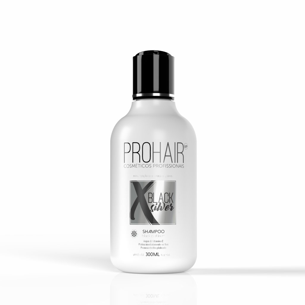 Shampoo Para Cabelos Loiros Black Silver 300ml Prohair 300ml 1
