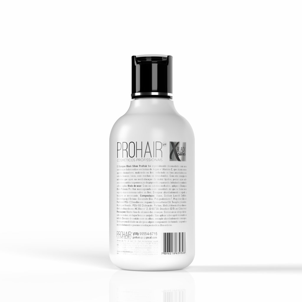 Shampoo Para Cabelos Loiros Black Silver 300ml Prohair 300ml 2