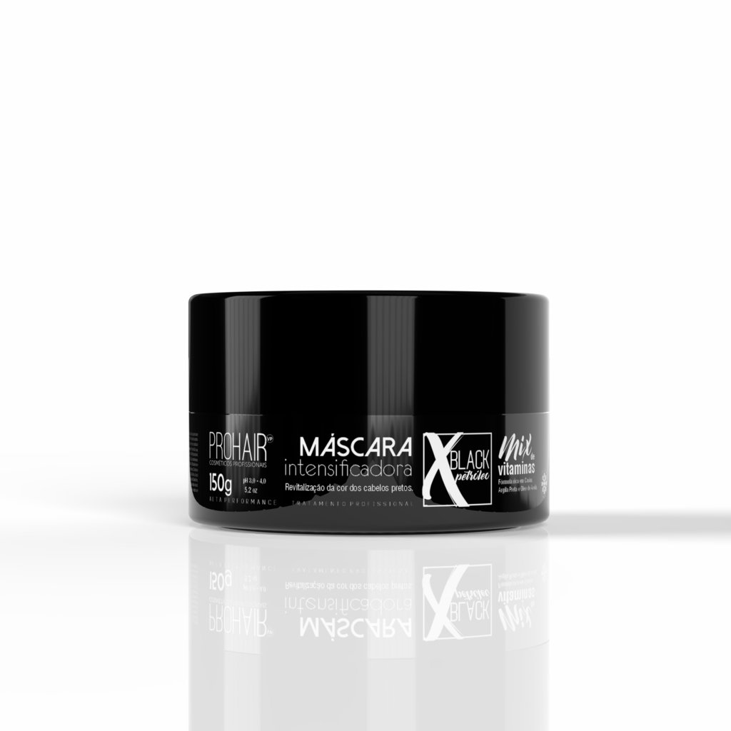 Mascara Matizadora Para Cabelos Pretos Black Petroleo 150g Prohair 150g 1