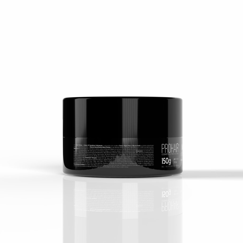 Mascara Matizadora Para Cabelos Pretos Black Petroleo 150g Prohair 150g 3