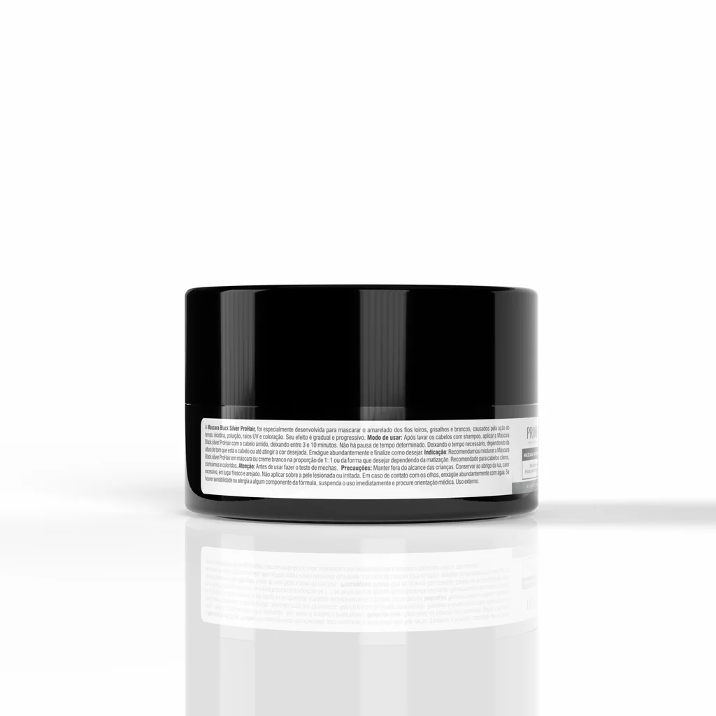 Mascara Para Cabelos Loiros Black Silver 150g Prohair 150g 2