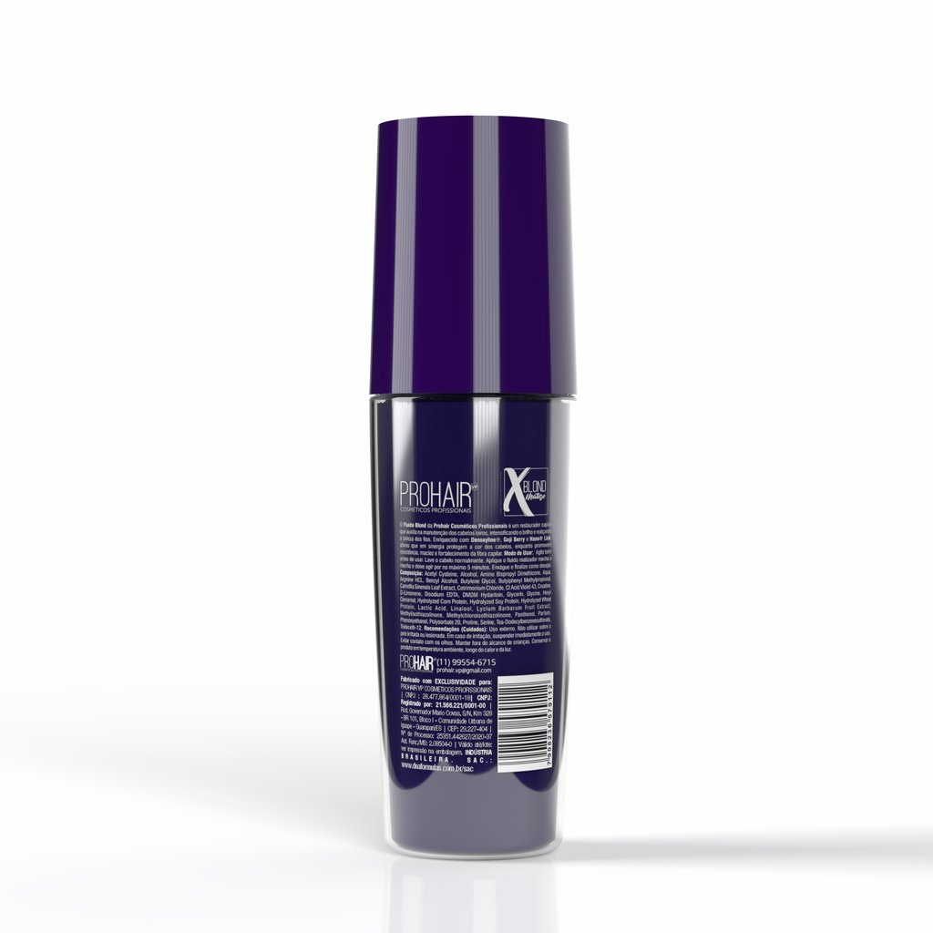 Fluido XMATIZE Para Correcao e Antiamarelamento p/ Cabelos Loiros Blond Supreme 150ML - Prohair 150ml 2