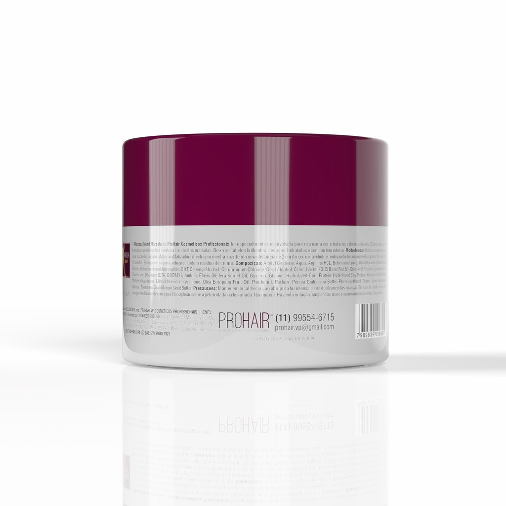 Mascara Matizadora Marsala Trend 300g Prohair 300g 2