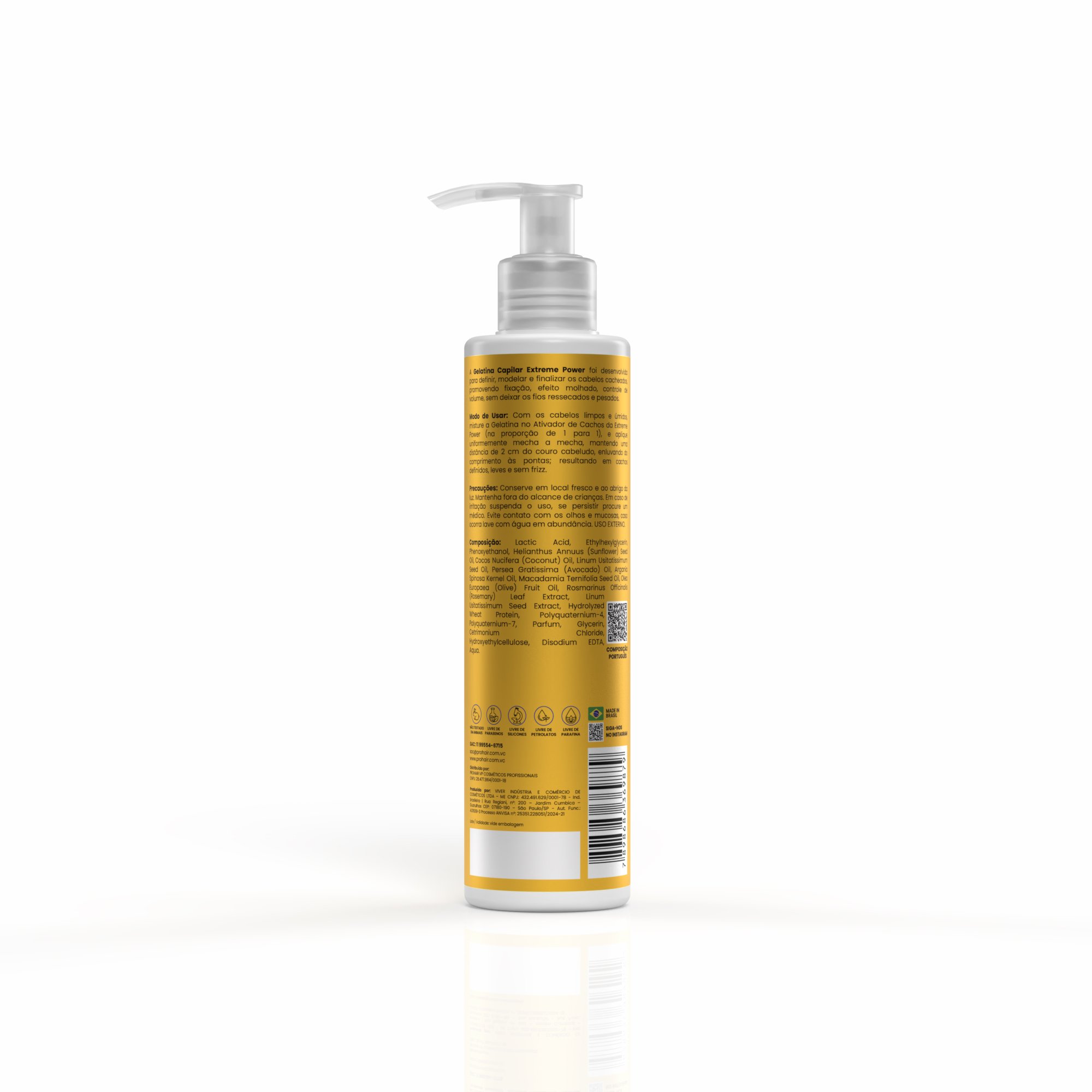 Gelatina Capilar Extreme Power 300mL - Prohair 300ml 2