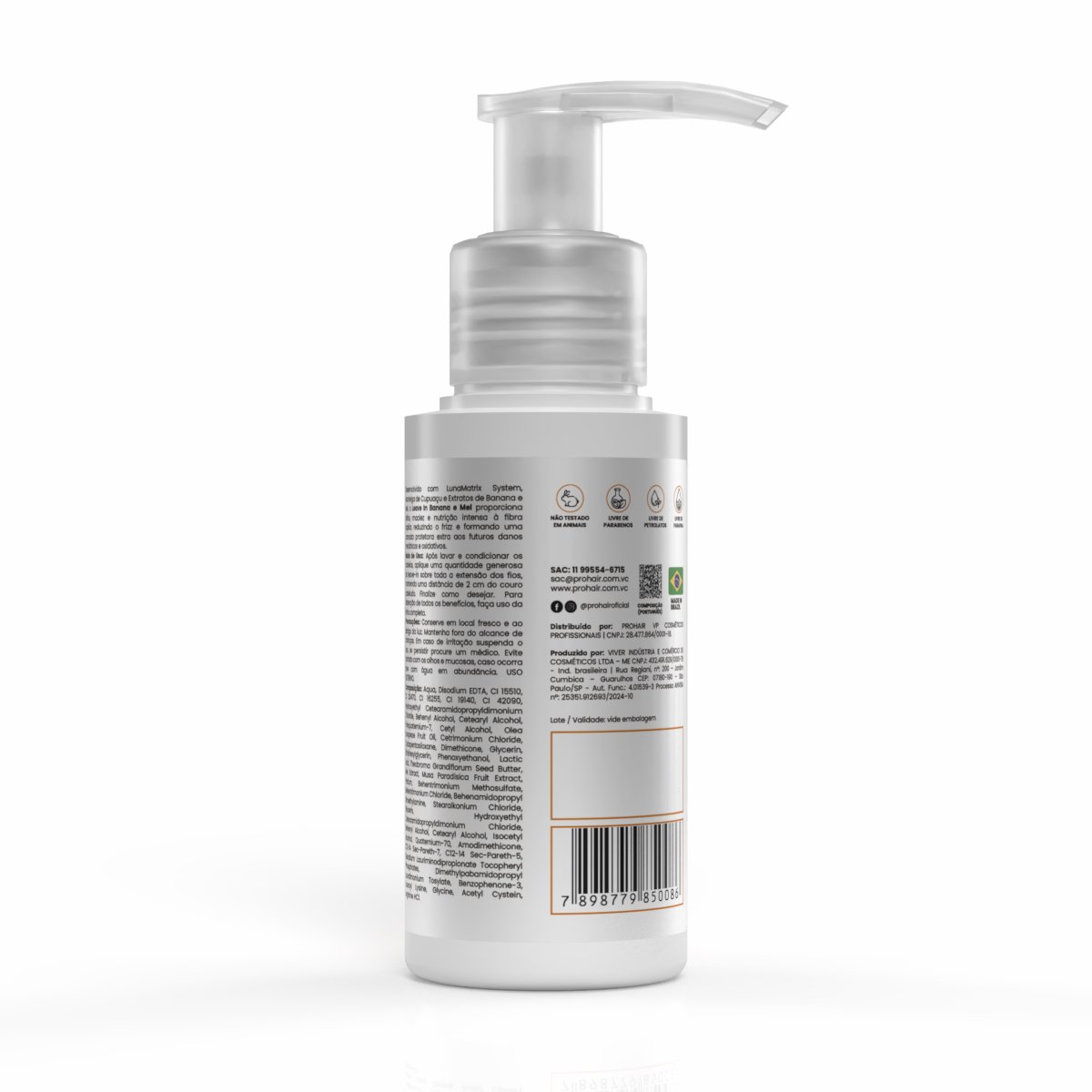 Leave In 90ML Banana e Mel Nutricao Intensa Prohair 90ml 2