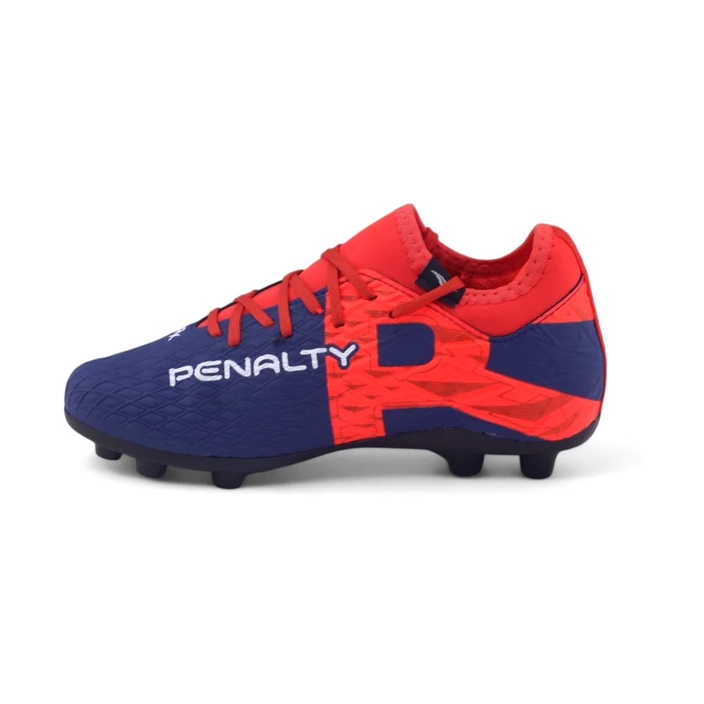 Chuteira Campo Penalty Rx Locker Kids Y-3 Marinho/Laranja 2