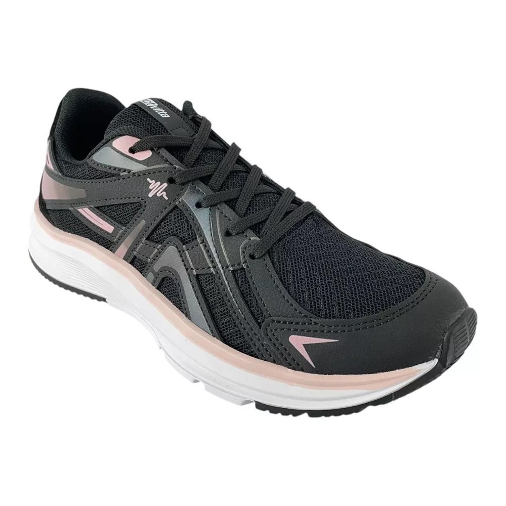 Tênis Actvitta 4842.204 Feminino Preto/Rosa 3