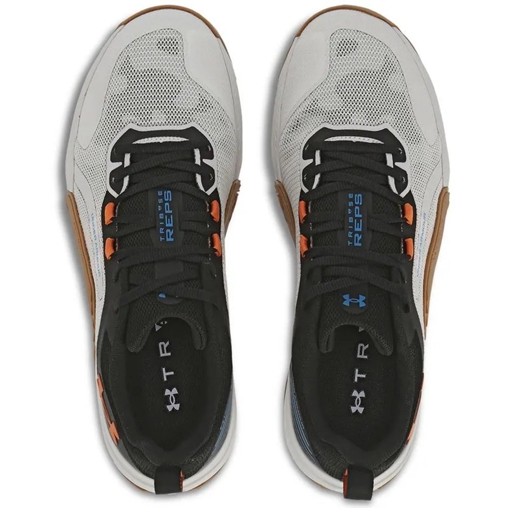 Tênis Under Armour Tribase Reps Masculino Cinza/Preto/Laranja 3