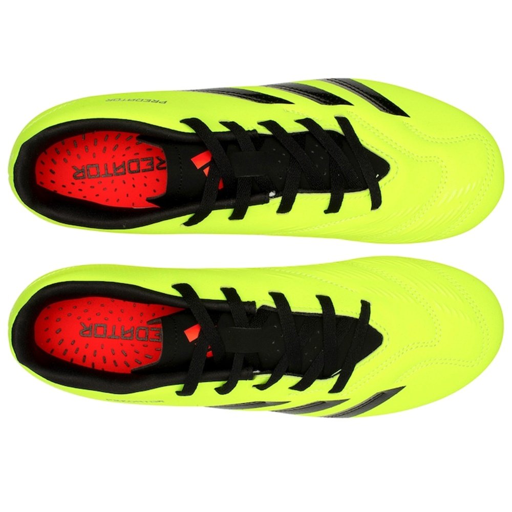 Chuteira Campo Adidas Predator Club Fxg Adulto Verde Fluorescente 4