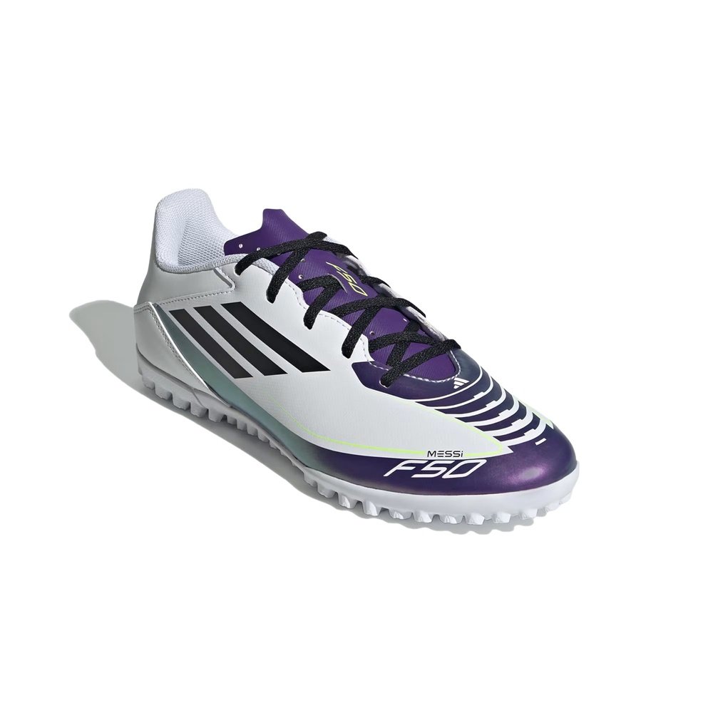 Chuteira Society Adidas F50 Club Messi Branco 3