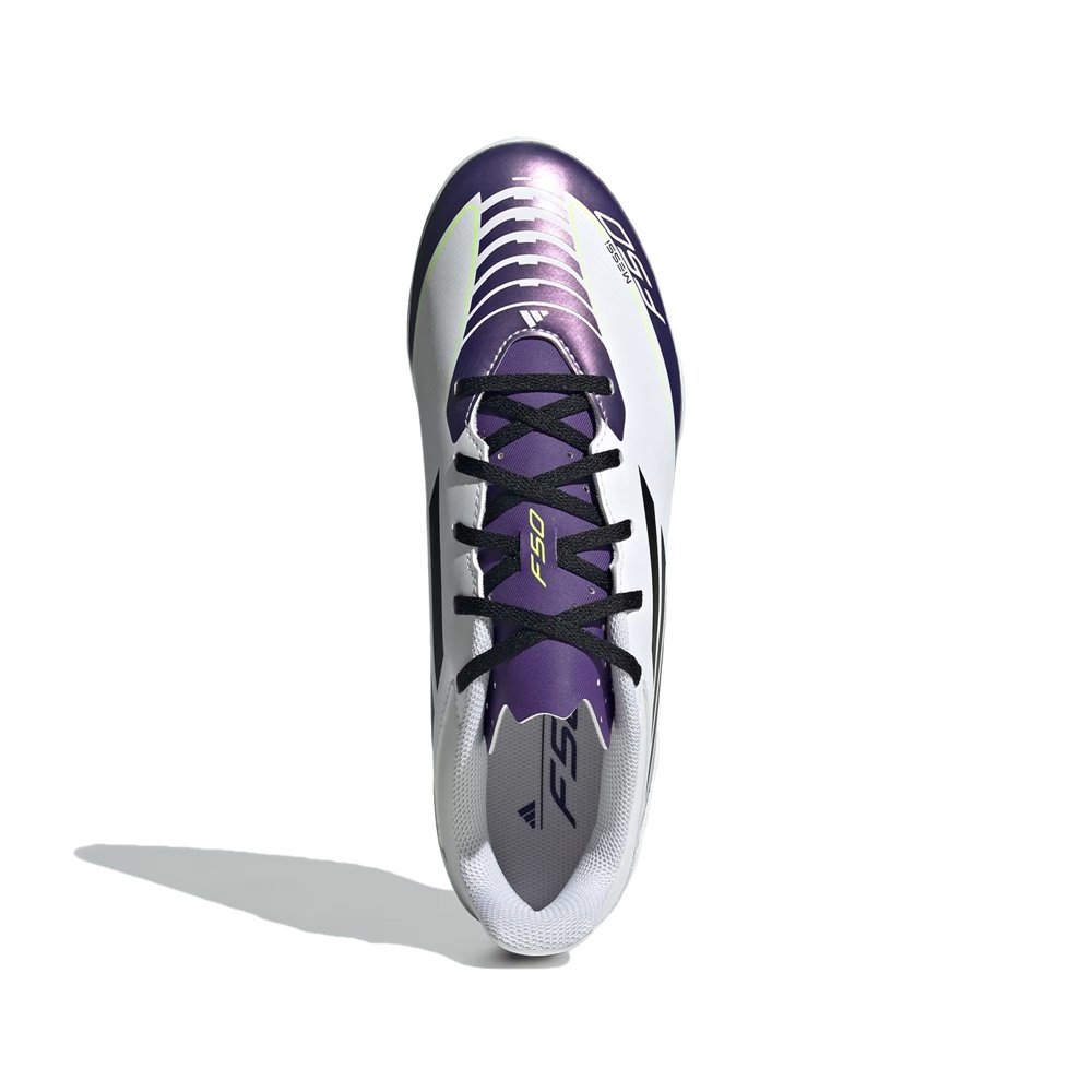 Chuteira Society Adidas F50 Club Messi Branco 5