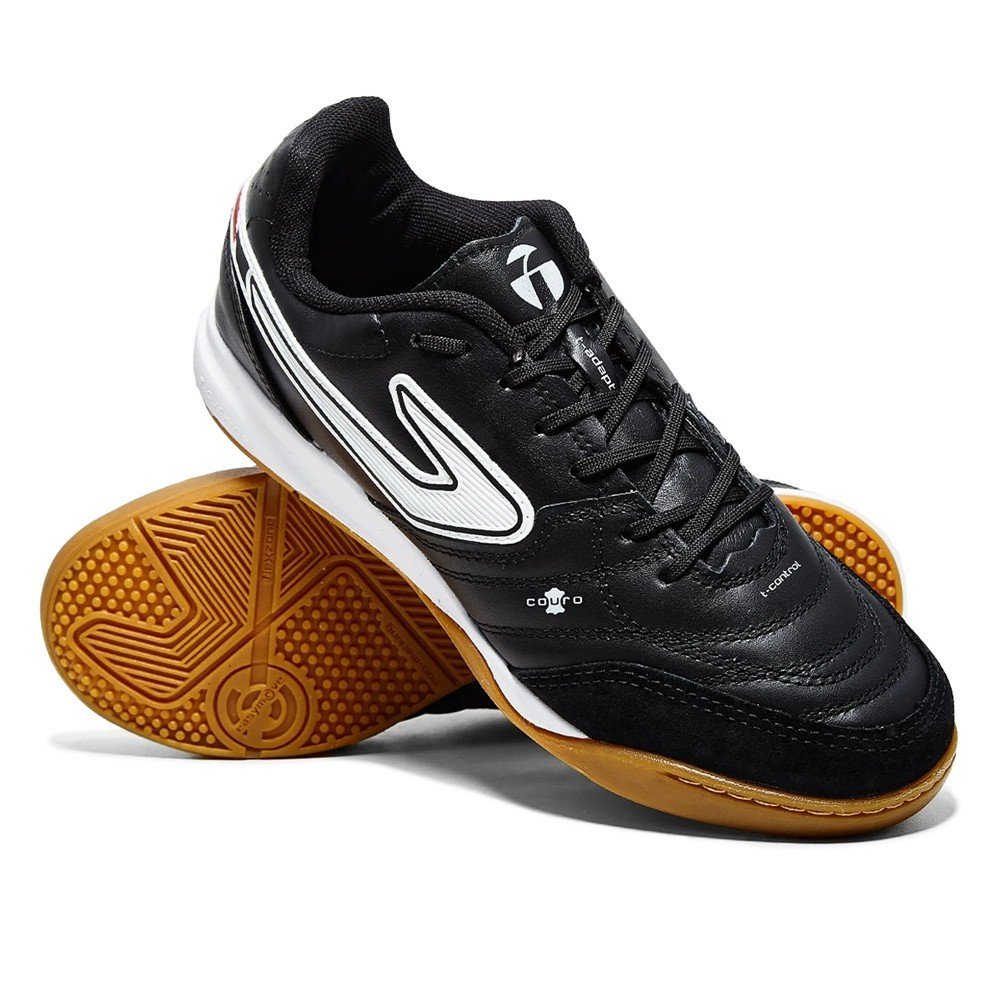 Chuteira Futsal Topper Maestro PRO V Preto/Branco 3