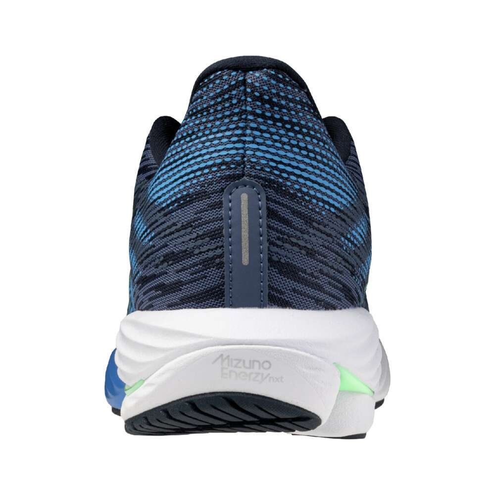 Tênis Mizuno Wave Rider 28 Masculino Azul/Verde 6