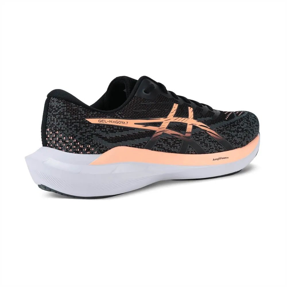 Tênis ASICS GEL-Nagoya 7 Masculino Preto/Laranja 4