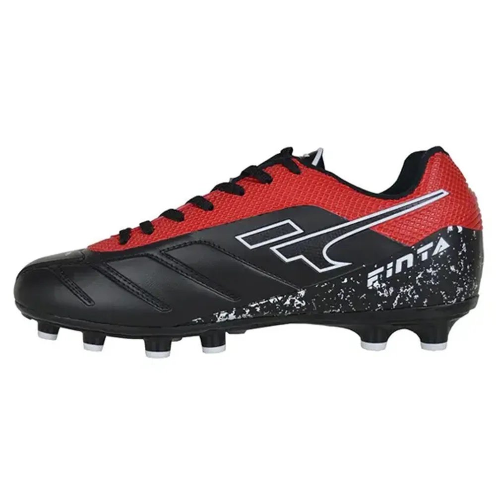 Chuteira Campo Finta Suprema Preto/Vermelho 2