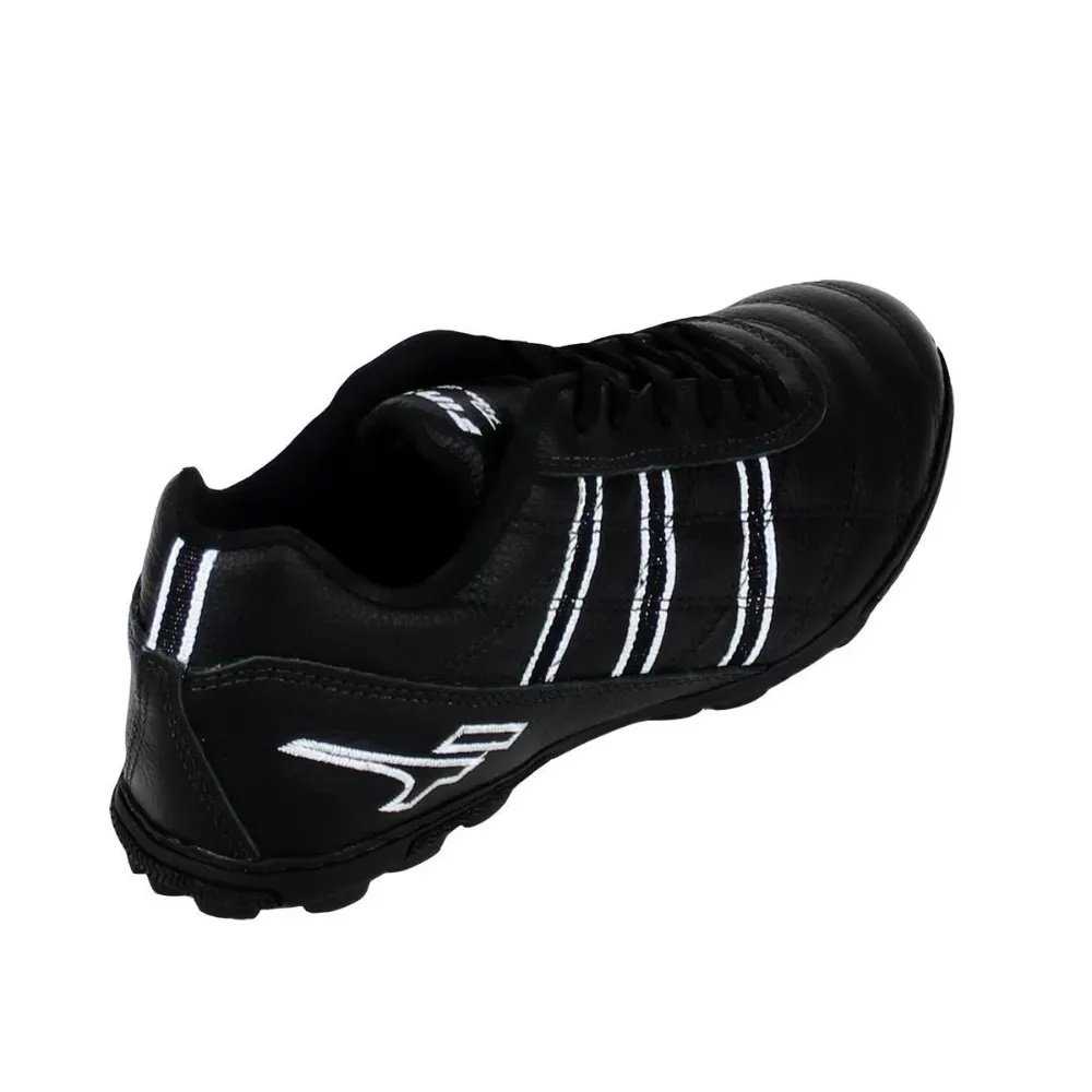 Chuteira Society Finta Fibra Couro Natural Preto 3