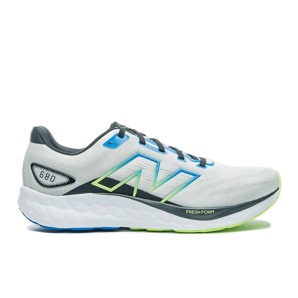 Tênis New Balance Fresh Foam 680v8 Masculino Cinza Claro 1
