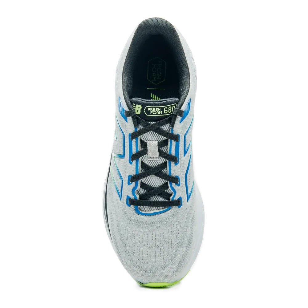 Tênis New Balance Fresh Foam 680v8 Masculino Cinza Claro 5