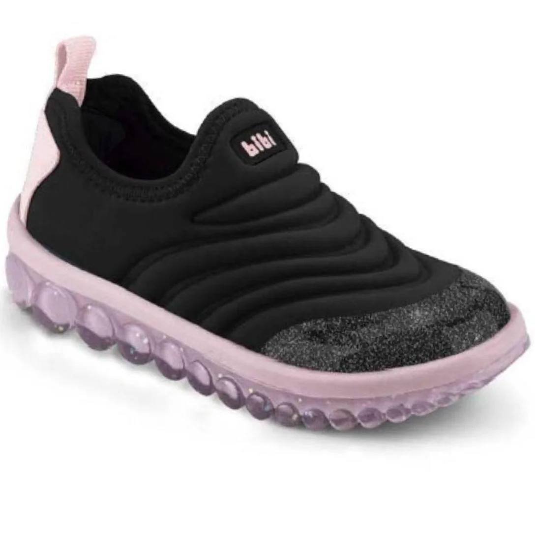 Tênis Infantil Bibi Roller 2.0 Preto/Rosa 3
