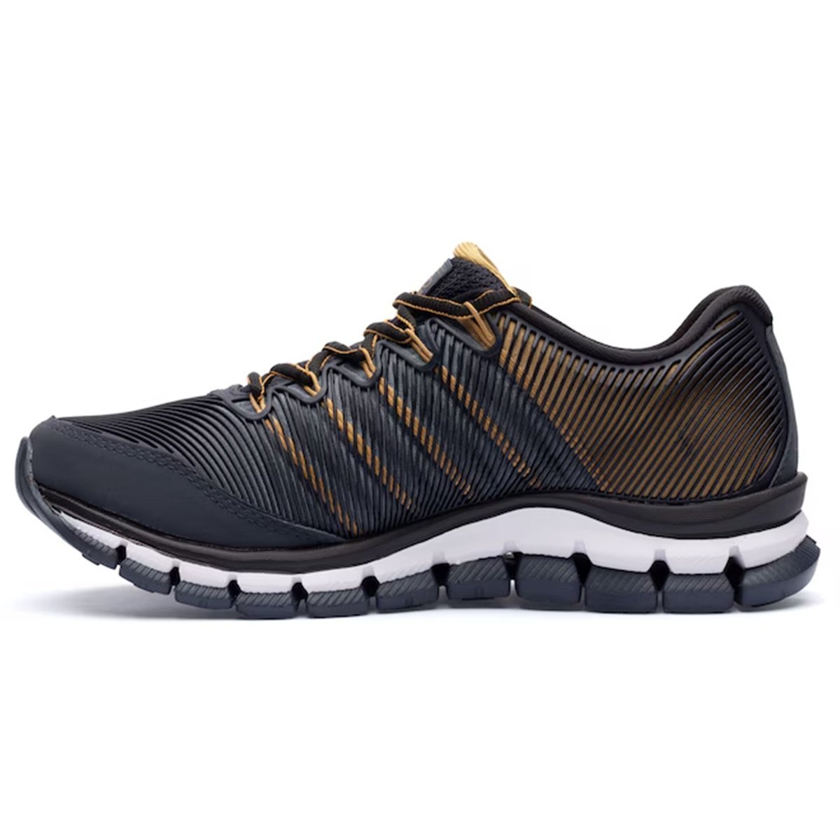 Tênis Olympikus Dynamic Masculino Azul Marinho/Dourado 2