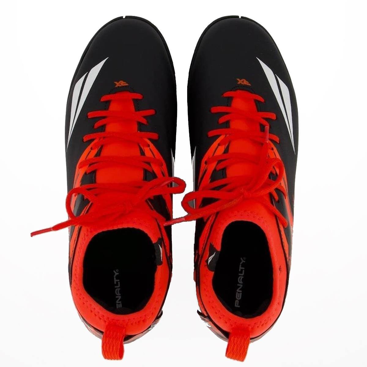 Chuteira Spciety Penalty RX Locker Y-4 Preto/Laranja 4