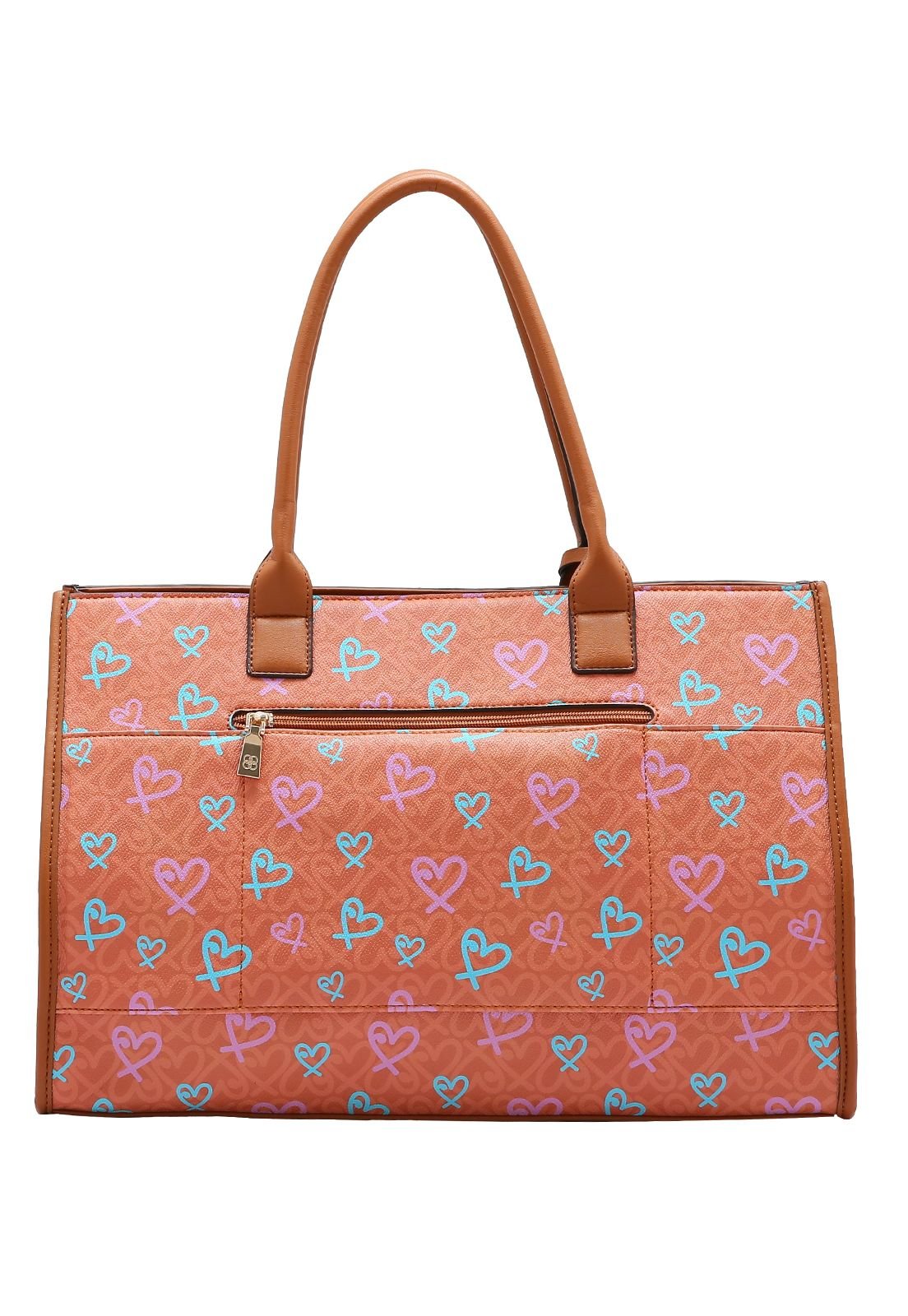 Bolsa Feminina Chenson Classic Heart 3484783 Roxo 3