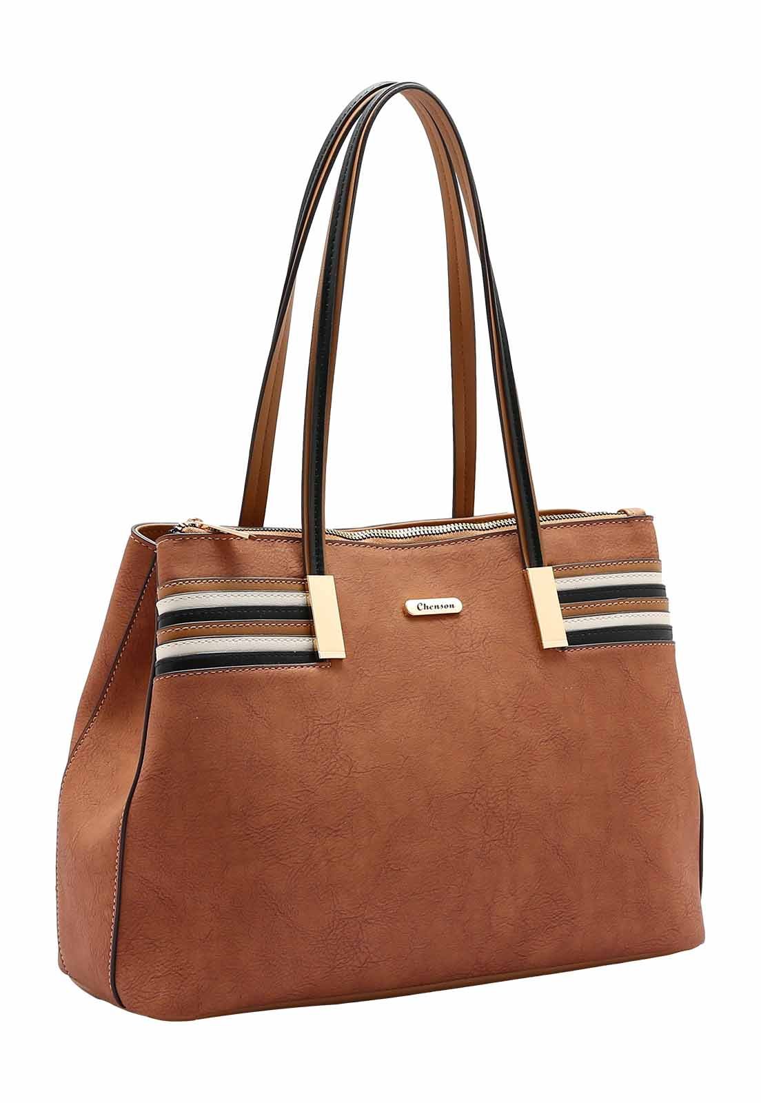 Bolsa Feminina Chenson Original Casual Chic Ombro 3484861 Marrom 1