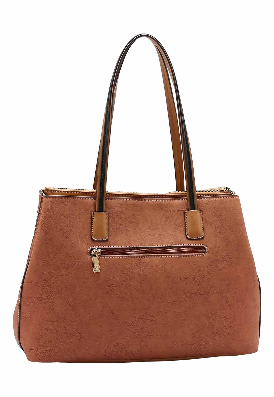 Bolsa Feminina Chenson Original Casual Chic Ombro 3484861 Marrom 3