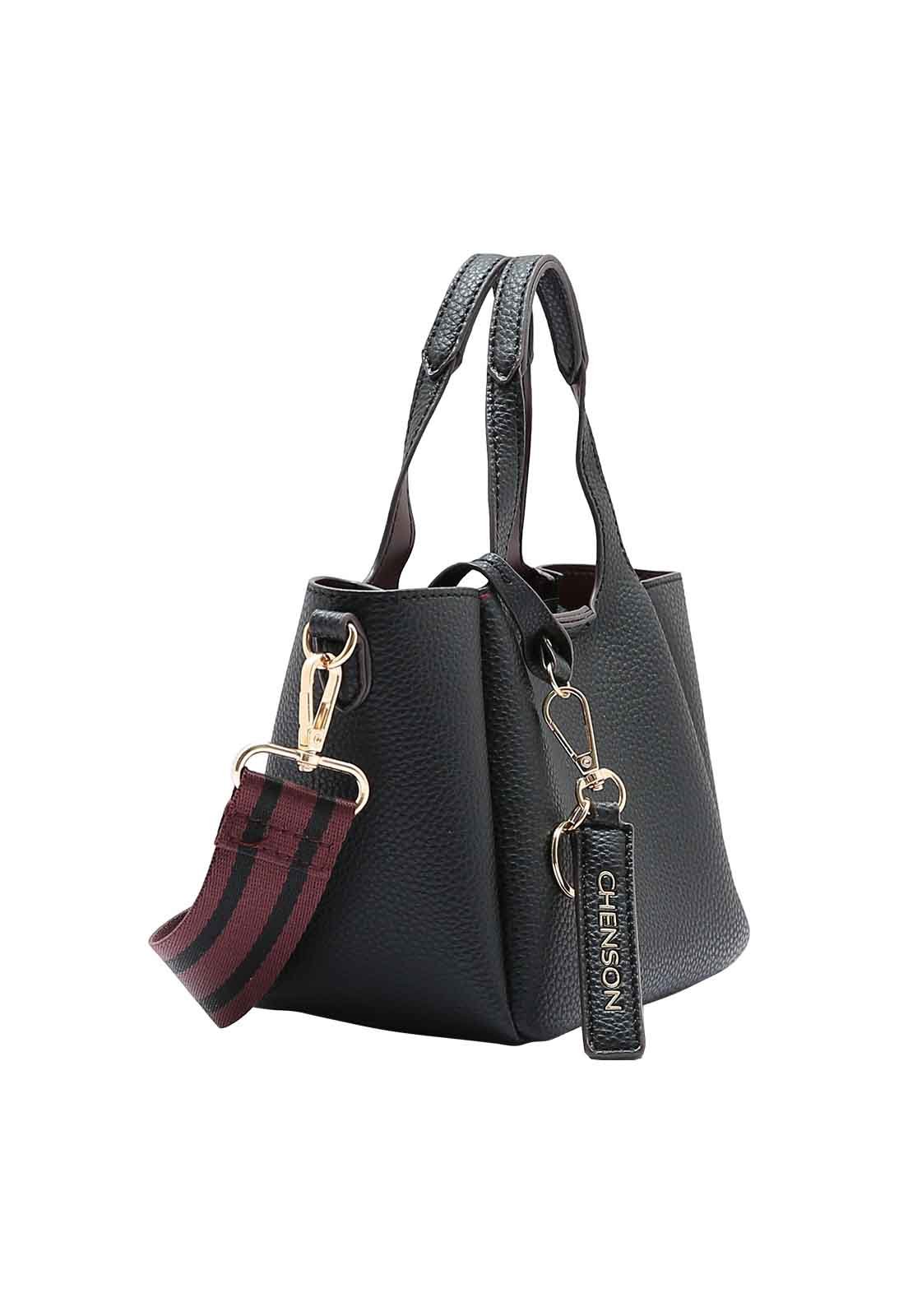 Kit Bolsa Feminina + Necessaire Chenson Original Casual Chic Mão 3485008 Preto 2