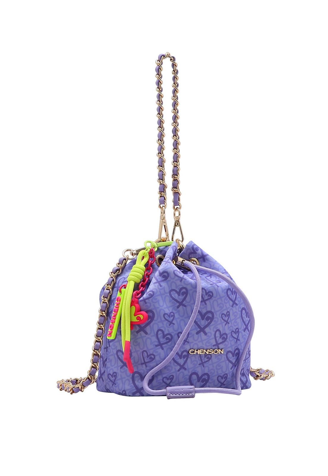 Bolsa Feminina Chenson Heart 3784775 Lilás 1