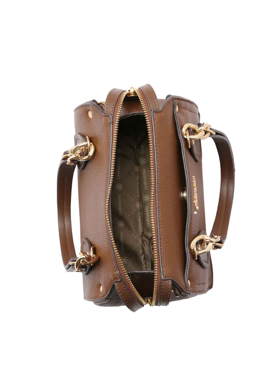 Bolsa Feminina Chenson Original Ferragem Chic Baú 3485018 4