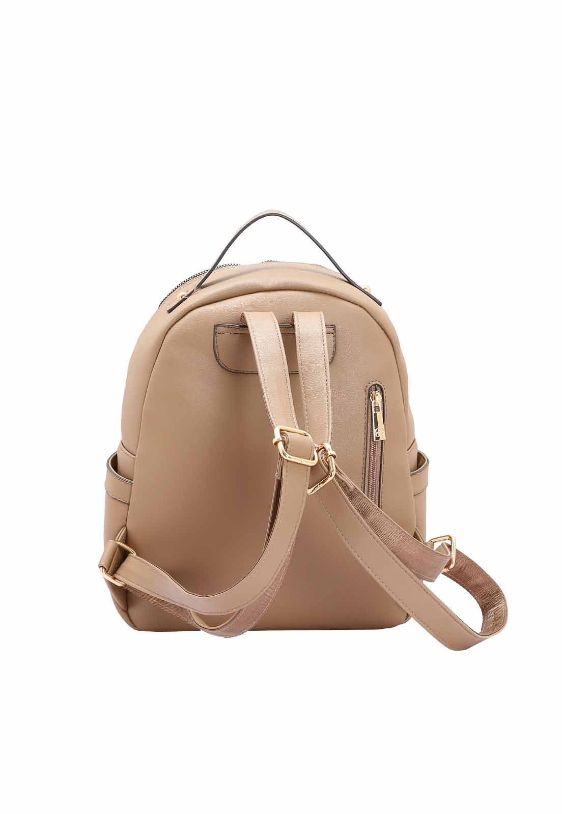 Mochila Feminina Chenson Original Perfurado Costas 8484949 Natural 3