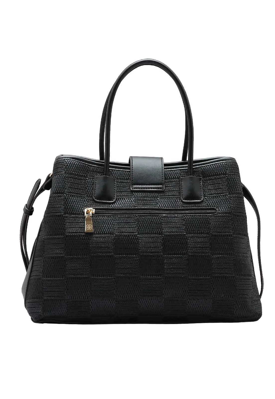 Bolsa Feminina Chenson Original Mix Texturas Mão 3484999 Preto 3