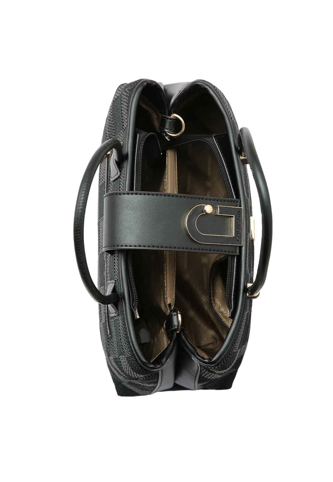 Bolsa Feminina Chenson Original Mix Texturas Mão 3484999 Preto 4