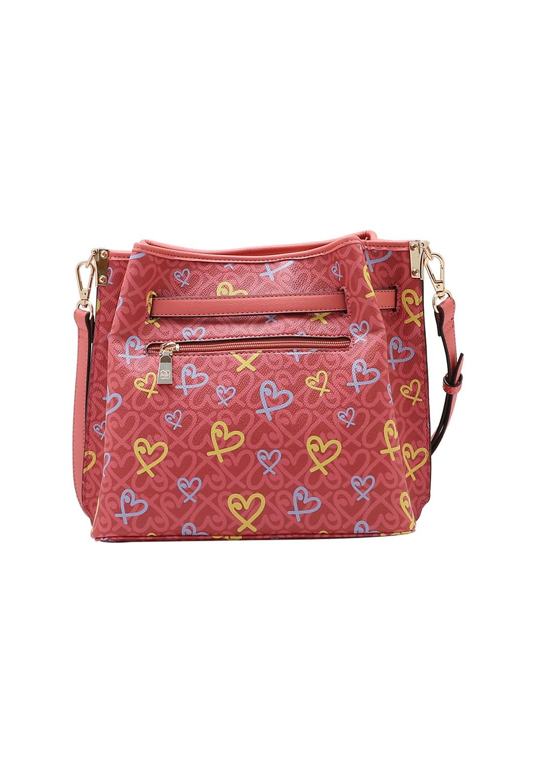 Bolsa Feminina Chenson Classic Heart 3484785 Rosa 3