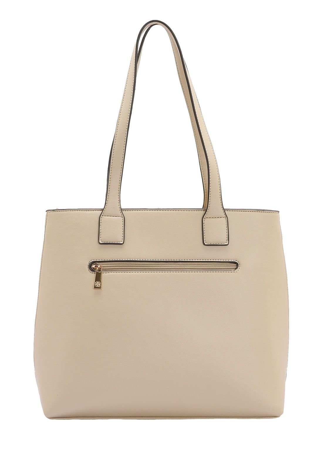 Bolsa Feminina Detalhe Delicado Ombro 3484469 Bege 3