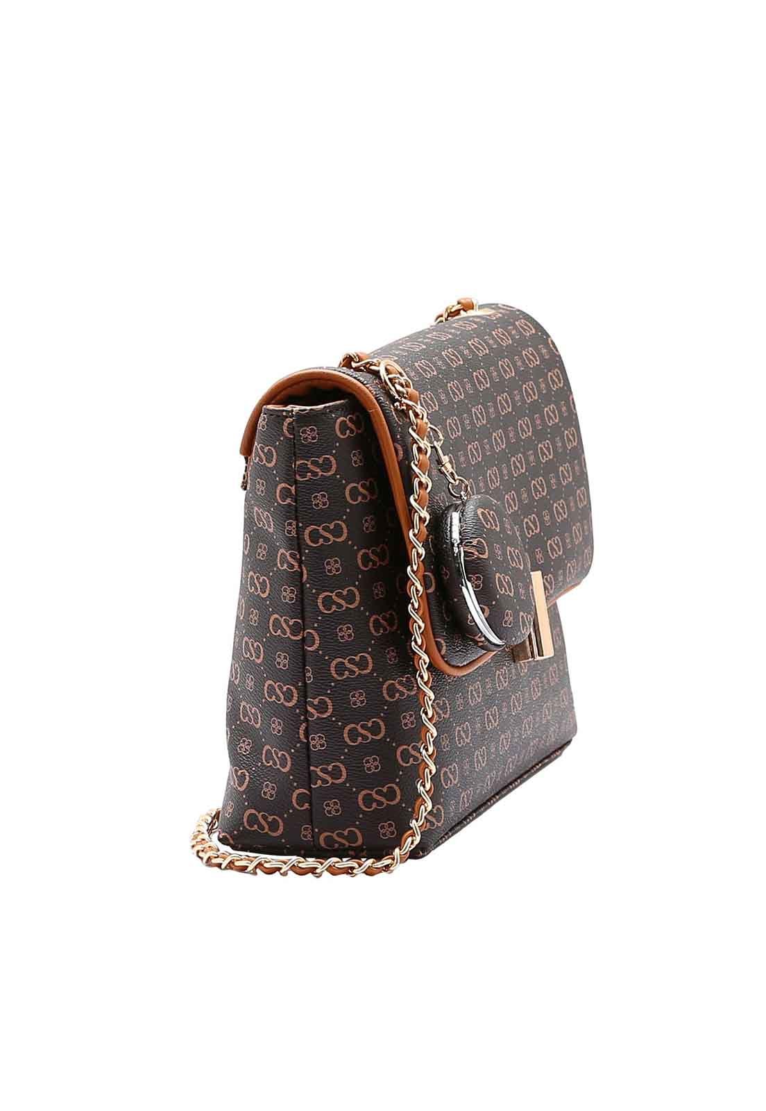 Bolsa Feminina Chenson Original Elegance Luxo Versátil 3485086 Café 2