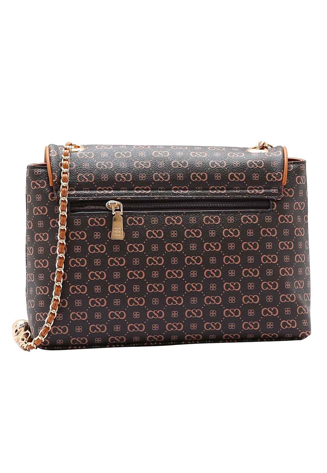 Bolsa Feminina Chenson Original Elegance Luxo Versátil 3485086 Café 3