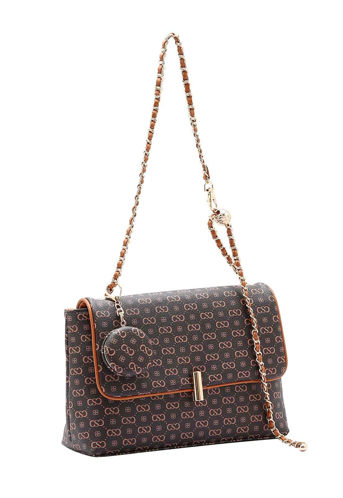 Bolsa Feminina Chenson Original Elegance Luxo Versátil 3485086 Café 4