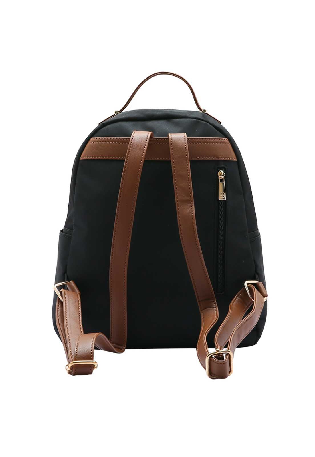 Mochila Feminina Microfibra Costas 8184126 Preto